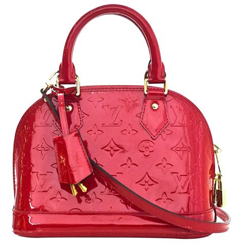 louis vuitton red alma|louis vuitton alma bag monogram.